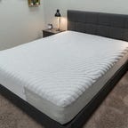 A queen size Casper Wave mattress in a bedroom