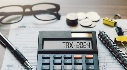 calculator that says tax 2024