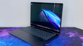 HP Spectre x360 14 laptop turned to show matte black lid