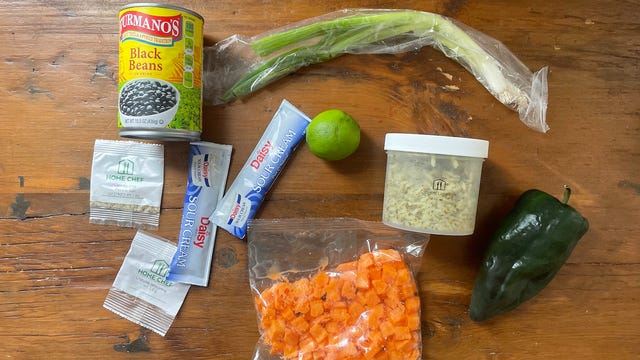 ingredients on table