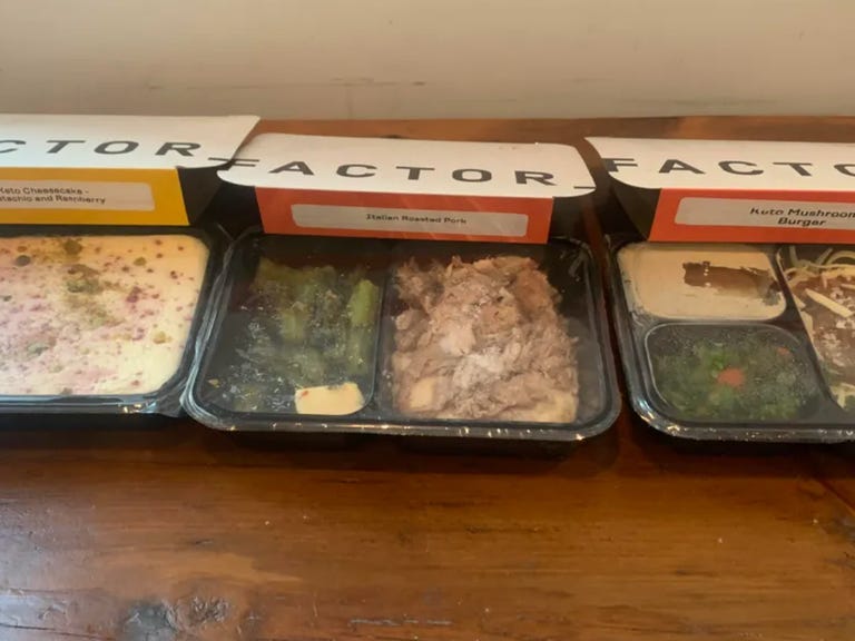 three factor meals