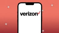 Verizon logo on a phone