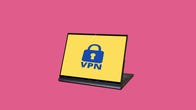 VPN service on a laptop